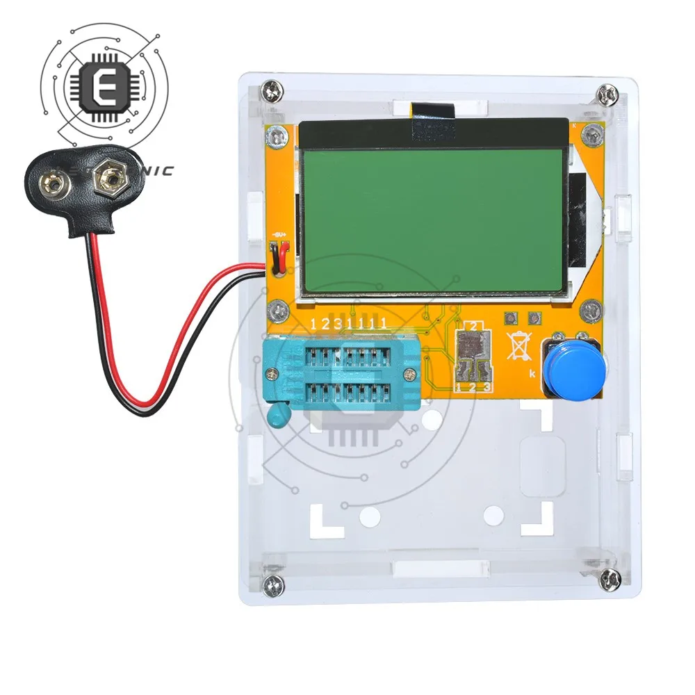 LCR-T4 Mega328 M328 LCD Screen Digital Transistor Tester Meter Backlight Diode Triode Capacitance Meter MOS/PNP/NPN/JFET
LCR-T4 Mega328 M328 LCD Screen Digital Transistor Tester Meter Backlight Diode Triode Capacitance Meter MOS/PNP/NPN/JFET