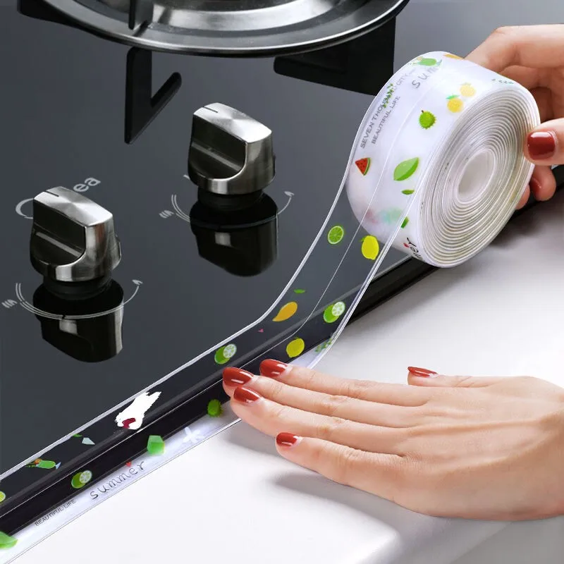 Kitchen Sink Waterproof Sticker Transparent Anti-mold Bathroom Sealing Tape Stove Gap Self Adhesive Sticker Countertop Gap Strip
Kitchen Sink Waterproof Sticker Transparent Anti-mold Bathroom Sealing Tape Stove Gap Self Adhesive Sticker Countertop Gap Strip