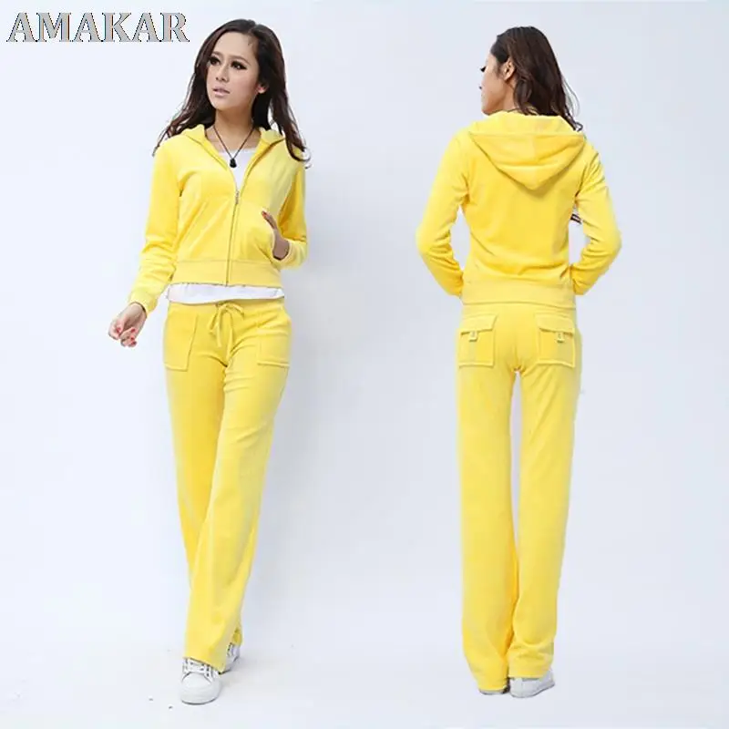 Spring/Fall 2021 Women's Brand Velvet Fabric Tracksuits Velour Suit Women Track Suit Hoodies And Pants Fat Sister Sportswear
Spring/Fall 2021 Women's Brand Velvet Fabric Tracksuits Velour Suit Women Track Suit Hoodies And Pants Fat Sister Sportswear