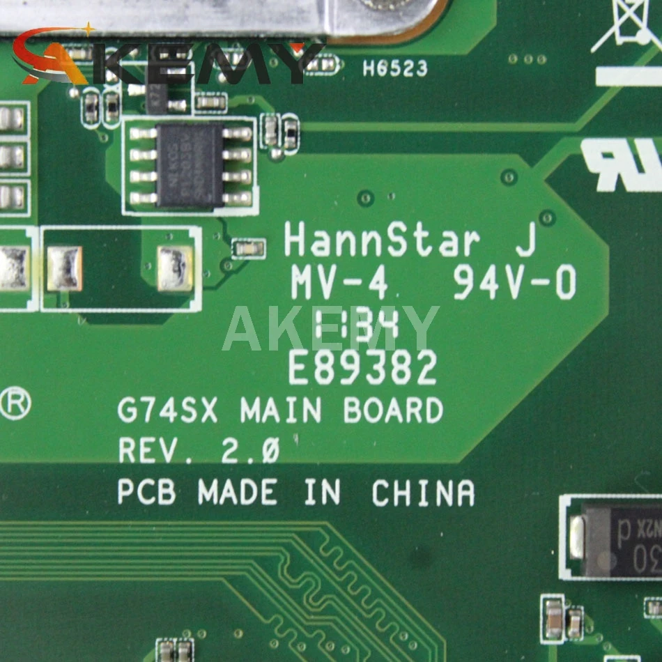 Akemy G74SX Mianbboard For Asus G74SX G74S Motherboard 69N0L8M18C01 60-N56MB2800 2D with N12E-GS-A1 GTX560M-3GB
Akemy G74SX Mianbboard For Asus G74SX G74S Motherboard 69N0L8M18C01 60-N56MB2800 2D with N12E-GS-A1 GTX560M-3GB