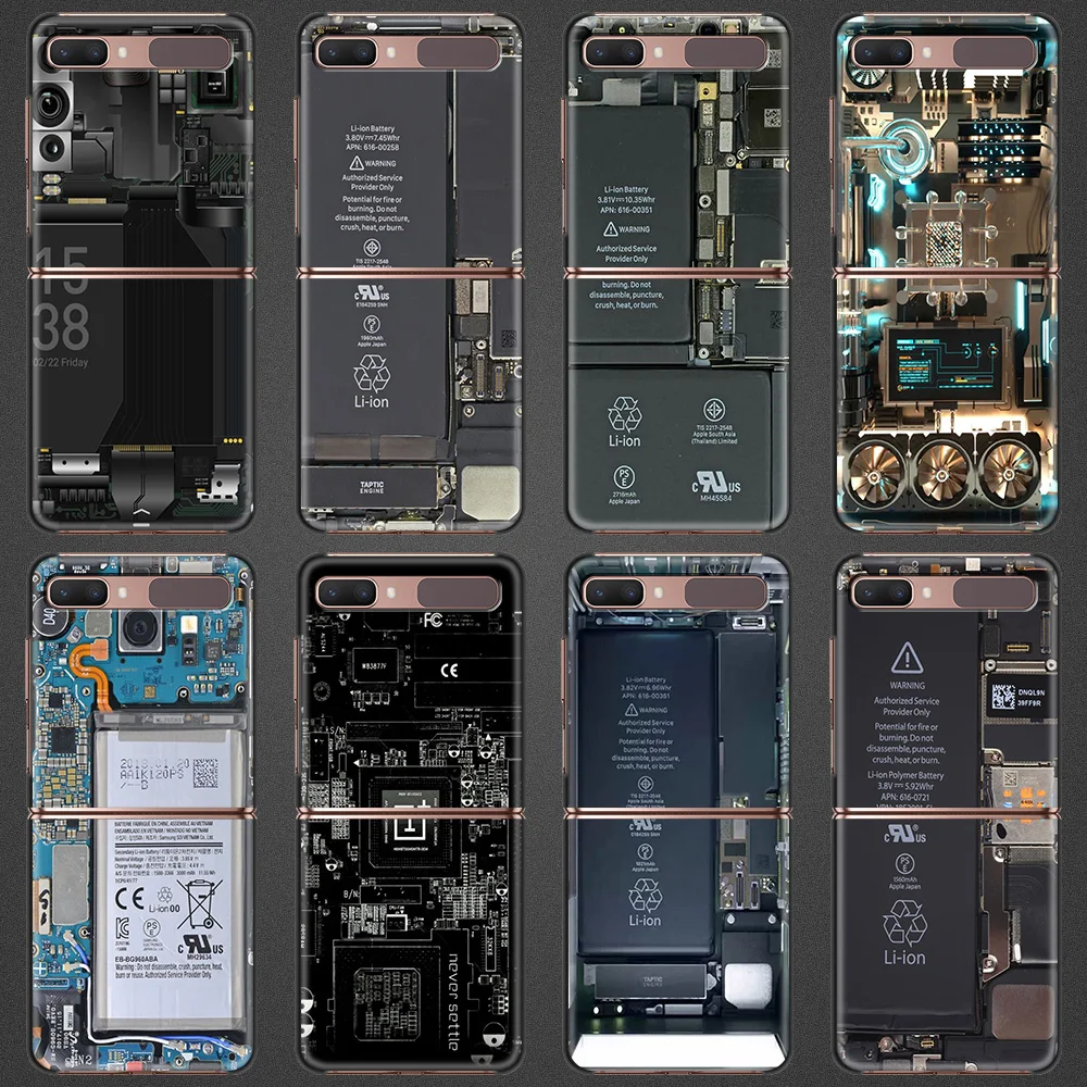 for Samsung Galaxy Z Flip Mobile Phone Shell Z Flip 5G Folding Protective Case Luxury Black Coque Shell Circuit Board
for Samsung Galaxy Z Flip Mobile Phone Shell Z Flip 5G Folding Protective Case Luxury Black Coque Shell Circuit Board