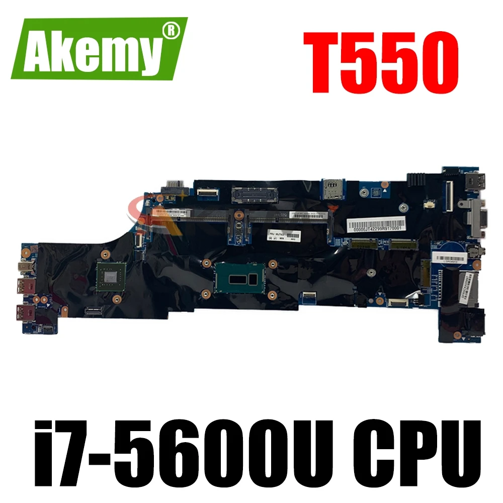 For Lenovo ThinkPad T550 W550S Notebook Motherboard with CPU i7 5600U SR23V DDR3 100% Fully Tested
For Lenovo ThinkPad T550 W550S Notebook Motherboard with CPU i7 5600U SR23V DDR3 100% Fully Tested