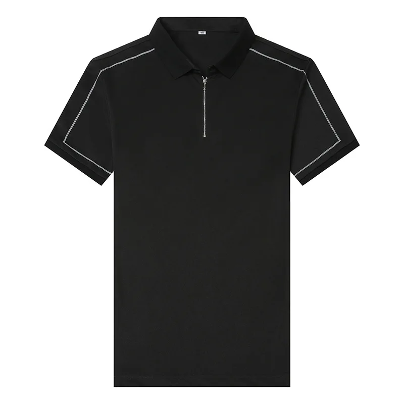 2020 Men's New Summer Trend Short-sleeved T-shirt Casual Tops Men's Lapel Half-zip Solid Color Half-sleeved Men's Clothing
2020 Men's New Summer Trend Short-sleeved T-shirt Casual Tops Men's Lapel Half-zip Solid Color Half-sleeved Men's Clothing