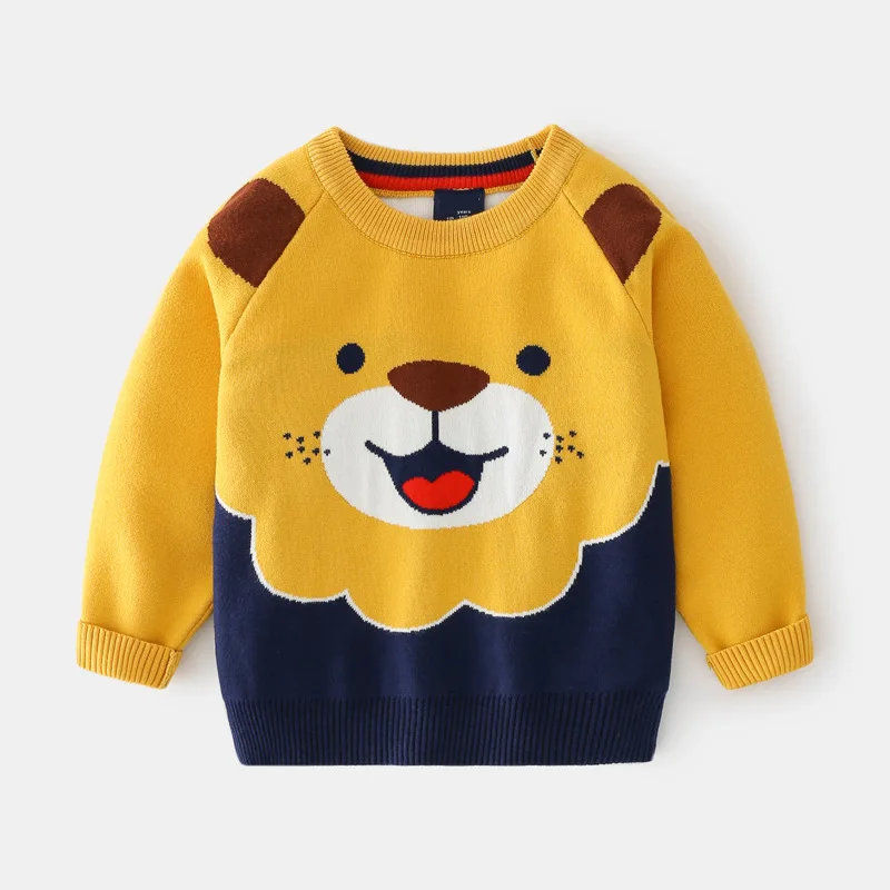 2021 Sweaters for Boys Children Outwear Knitted Cardigan Baby Christmas Sweaters Children's Pullover Cartoon Lion Sweatshirt
2021 Sweaters for Boys Children Outwear Knitted Cardigan Baby Christmas Sweaters Children's Pullover Cartoon Lion Sweatshirt