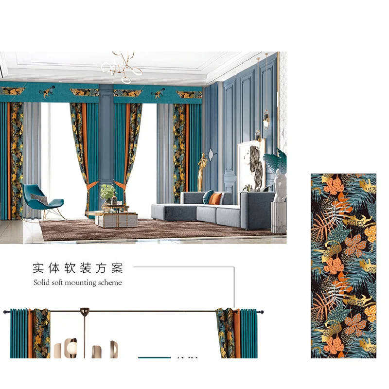 Advanced Chenille Cashmere Curtainc Stitching Jacquard Shading for Bedroom Living Room European Style Curtains Tulle Custom
Advanced Chenille Cashmere Curtainc Stitching Jacquard Shading for Bedroom Living Room European Style Curtains Tulle Custom