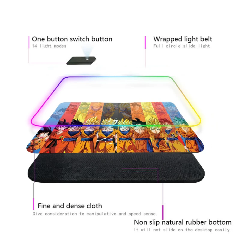 RGB Mousepad XXL Anime Game Dragon Bal Large 900x400mm Laptop Mouse Pad Computer Pc Keyboard Gaming Mousepad Gamer Play Mat
RGB Mousepad XXL Anime Game Dragon Bal Large 900x400mm Laptop Mouse Pad Computer Pc Keyboard Gaming Mousepad Gamer Play Mat