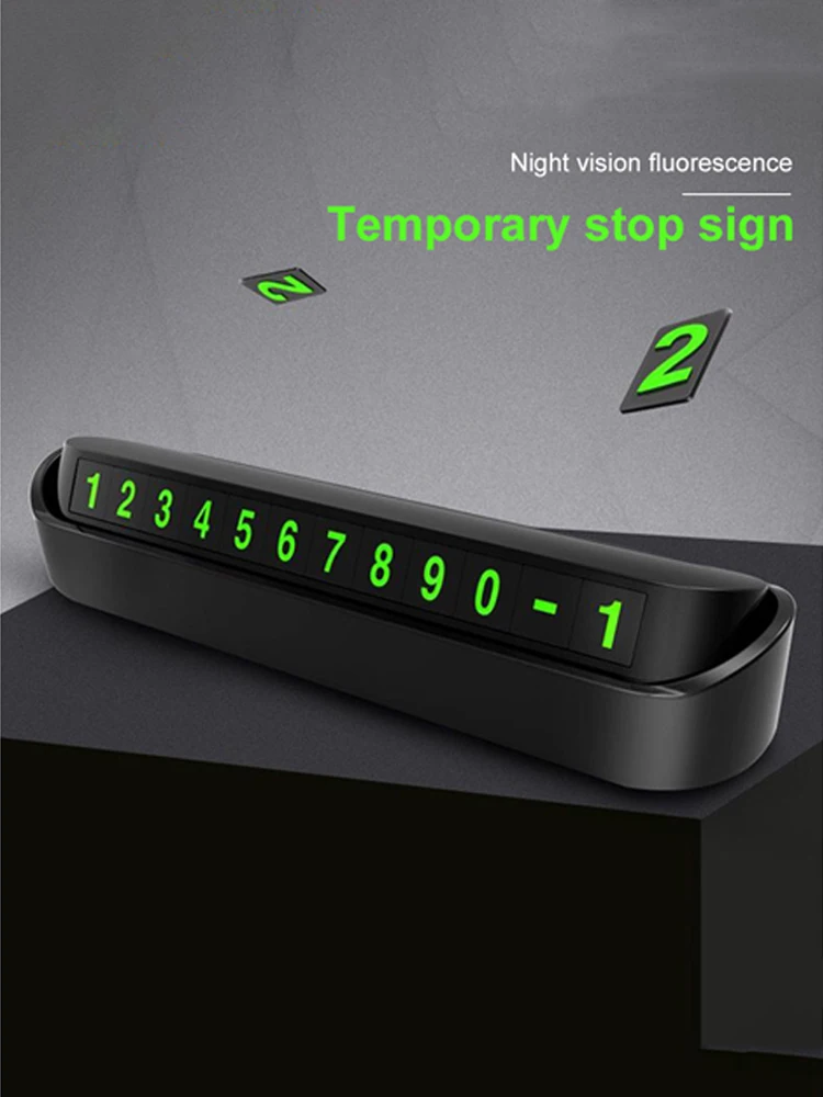 2 in 1 Luminous Car Temporary Parking Card Magnetic Phone Number Hidden Telephone Number Plate Universal Car Accessories Interio
2 in 1 Luminous Car Temporary Parking Card Magnetic Phone Number Hidden Telephone Number Plate Universal Car Accessories Interio