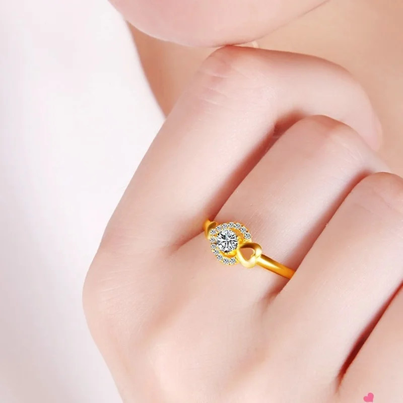 OMHXZJ Jewelry Wholesale RR1129 European Fashion Hot Fine Woman Girl Party Birthday Wedding Gift Heart AAA Zircon 24KT Gold Ring
OMHXZJ Jewelry Wholesale RR1129 European Fashion Hot Fine Woman Girl Party Birthday Wedding Gift Heart AAA Zircon 24KT Gold Ring