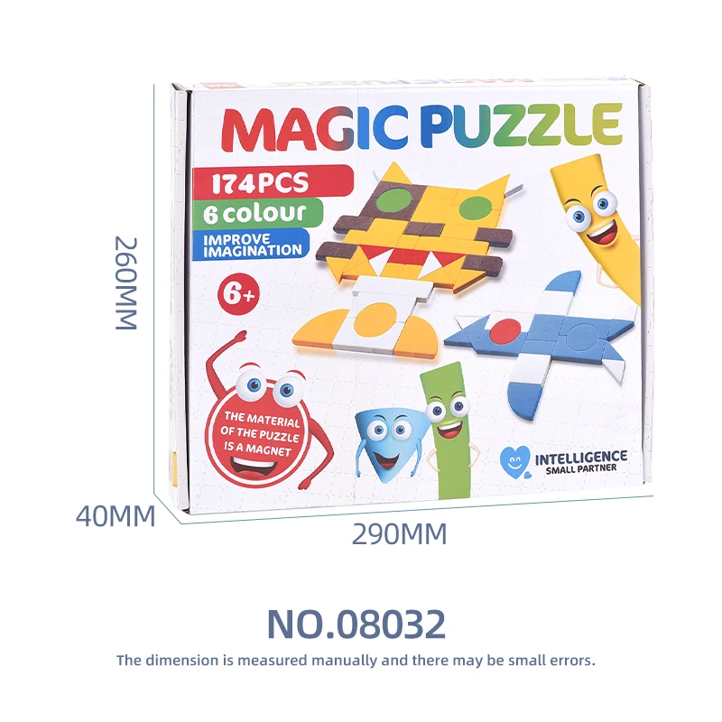 Newest Kids Magnetic Puzzle Jigsaw Tangram Toys Educational Drawing Games Brain Learning Toy Gift for Child JM0007
Newest Kids Magnetic Puzzle Jigsaw Tangram Toys Educational Drawing Games Brain Learning Toy Gift for Child JM0007