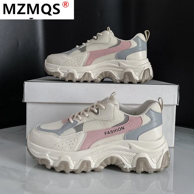 2021 Women's Shoes New Women's Mesh Breathable Sneakers Spring Comfortable Lace-up Casual Shoes Fashion Walking Platform Shoes
2021 Women's Shoes New Women's Mesh Breathable Sneakers Spring Comfortable Lace-up Casual Shoes Fashion Walking Platform Shoes