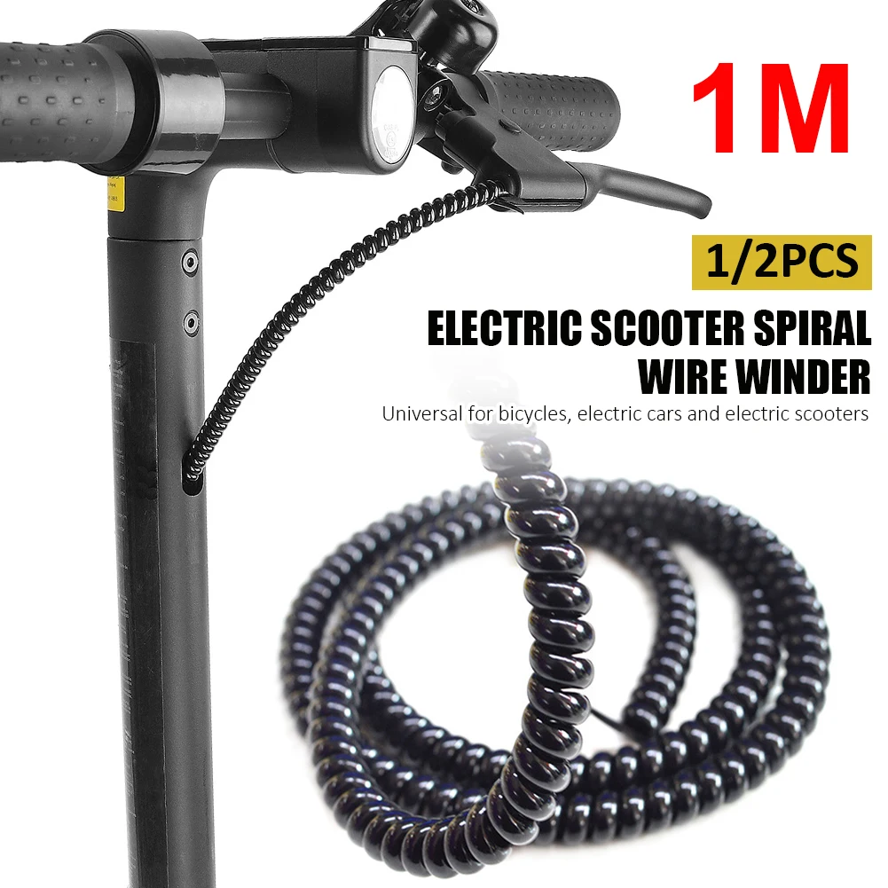 1/2Pcs TPU Winding Protection Line Cable Spiral Wire Winder Organizer For Ninebot Dualtron Kugoo Zero 8 10 Xiaomi M365 Scootors
1/2Pcs TPU Winding Protection Line Cable Spiral Wire Winder Organizer For Ninebot Dualtron Kugoo Zero 8 10 Xiaomi M365 Scootors
