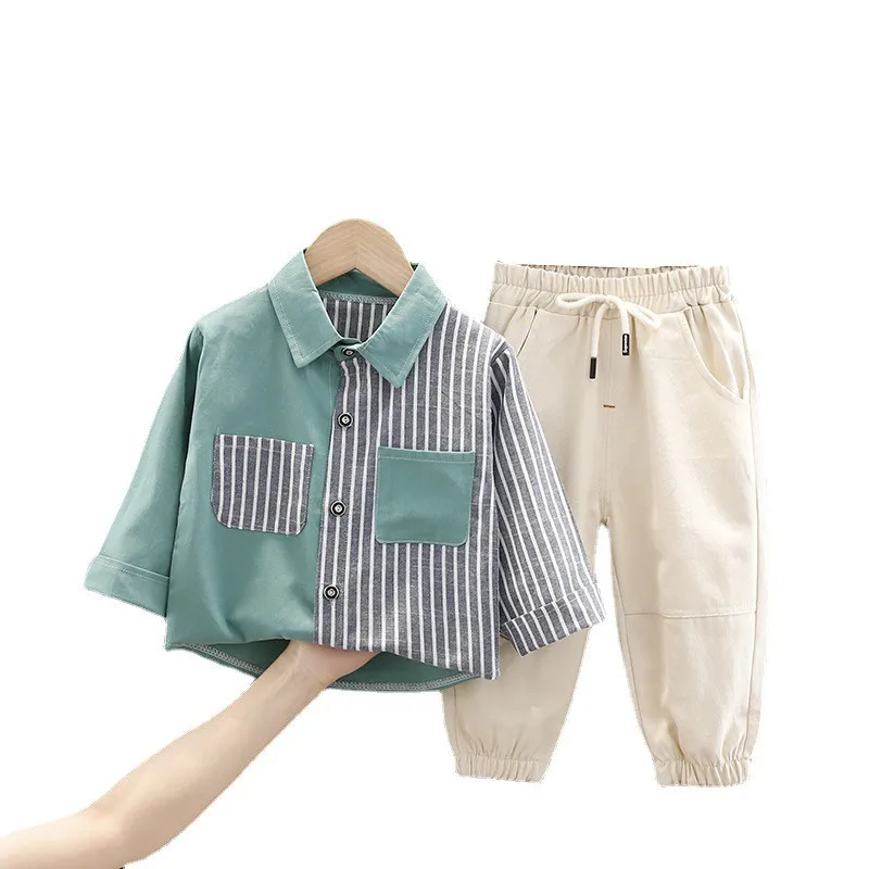 Модный костюм для маленьких мальчиков на весну и осень, детская повседневная хлопковая рубашка, штаны, 2 шт./компл., спортивный костюм для мал...
Модный костюм для маленьких мальчиков на весну и осень, детская повседневная хлопковая рубашка, штаны, 2 шт./компл., спортивный костюм для мал...