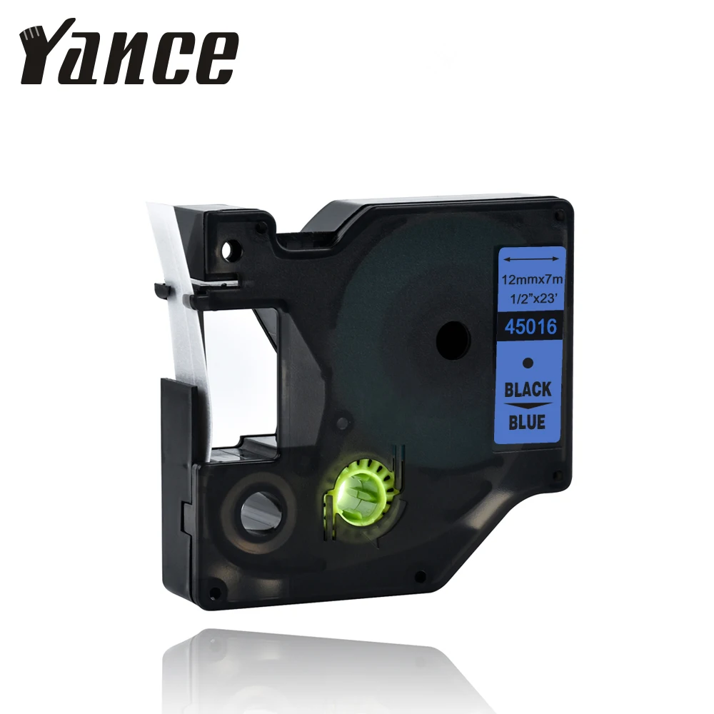 Yance 45016 совместимая наклейка с Dymo принтер D1 12 мм черный на голубом label кассета для Dymo Label maker LM160 280 Dymo PNP
Yance 45016 совместимая наклейка с Dymo принтер D1 12 мм черный на голубом label кассета для Dymo Label maker LM160 280 Dymo PNP