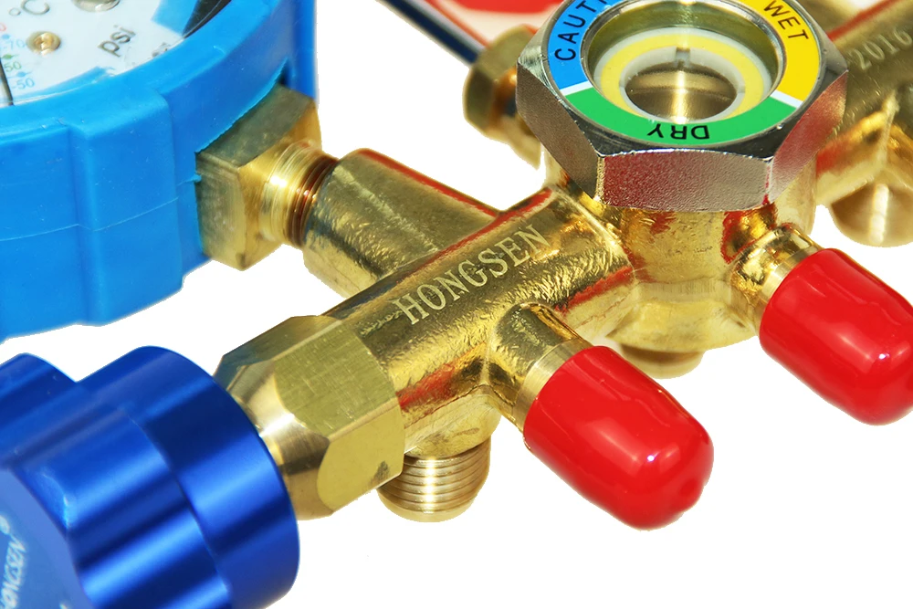 Aluminum Body Manifold Gauge Single Gauge HS-536G-R410A 1-Way For Household Air Conditioner
Aluminum Body Manifold Gauge Single Gauge HS-536G-R410A 1-Way For Household Air Conditioner