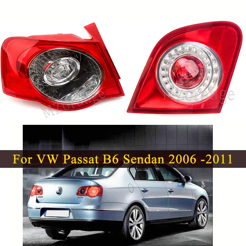 Задний светильник для VW Passat B6 Sendan 2006 2011 задние тормоза s автомобильные аксессуары