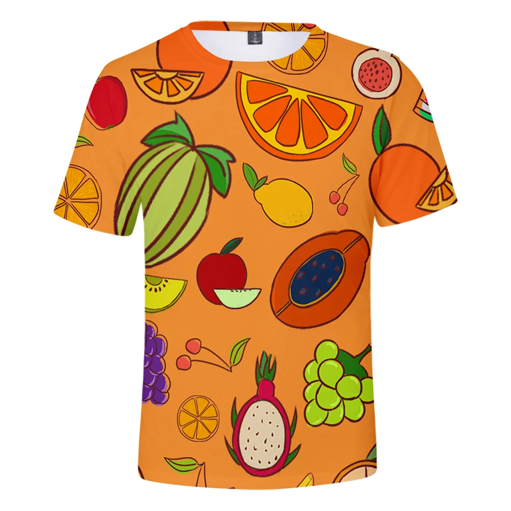 Hot Sale Fruit 3D Print T shirt boys/girls Summer cool short sleeve Loose Casual Round Neck Fruit Print high quality fashion tee
Hot Sale Fruit 3D Print T shirt boys/girls Summer cool short sleeve Loose Casual Round Neck Fruit Print high quality fashion tee
