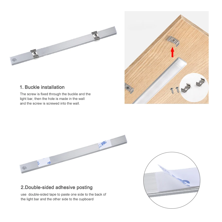 LED Under Cabinet Lights Hand Sweep Sensor 30 40 50 cm DC 12V High Lumen Diode LED Night Lamp For Kitchen Bedroom Closet
LED Under Cabinet Lights Hand Sweep Sensor 30 40 50 cm DC 12V High Lumen Diode LED Night Lamp For Kitchen Bedroom Closet
