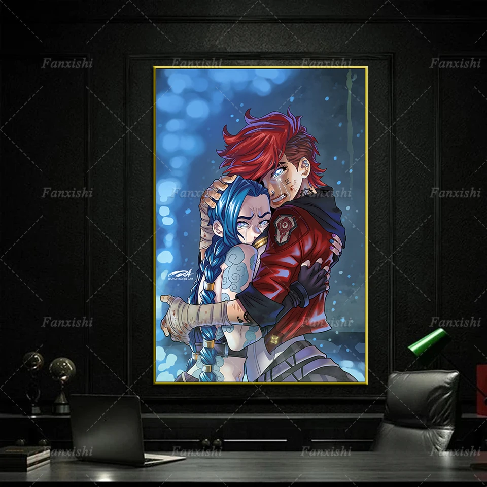 Arcane Jinx Vi League Of Legends Tv Posters Wall Art Prints Modern Canvas Pictures Boy's Living Room Home Decor Paintings Gift
Arcane Jinx Vi League Of Legends Tv Posters Wall Art Prints Modern Canvas Pictures Boy's Living Room Home Decor Paintings Gift