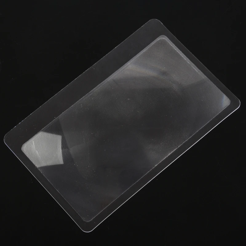 3 X Magnifier Magnification Magnifying Fresnel Pocket Credit Card Size Transparent magnifying glass
3 X Magnifier Magnification Magnifying Fresnel Pocket Credit Card Size Transparent magnifying glass