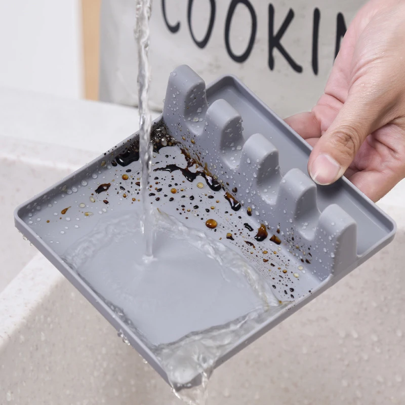 Kitchen Spoon Holders Fork Spatula Rack Shelf Organizer PP Spoon Rest Chopsticks Holder Non-slip Spoons Pad EIG88
Kitchen Spoon Holders Fork Spatula Rack Shelf Organizer PP Spoon Rest Chopsticks Holder Non-slip Spoons Pad EIG88