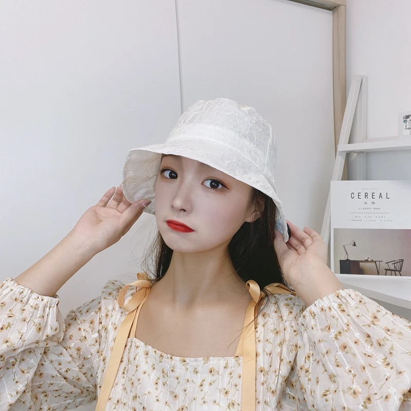 VISROVER 2 Colorway Solid Bucket Hat White Lace Caps Black Hip Hop Hats For Women Summer Cap Lace Beach Sun Fishman Hat Gift
VISROVER 2 Colorway Solid Bucket Hat White Lace Caps Black Hip Hop Hats For Women Summer Cap Lace Beach Sun Fishman Hat Gift