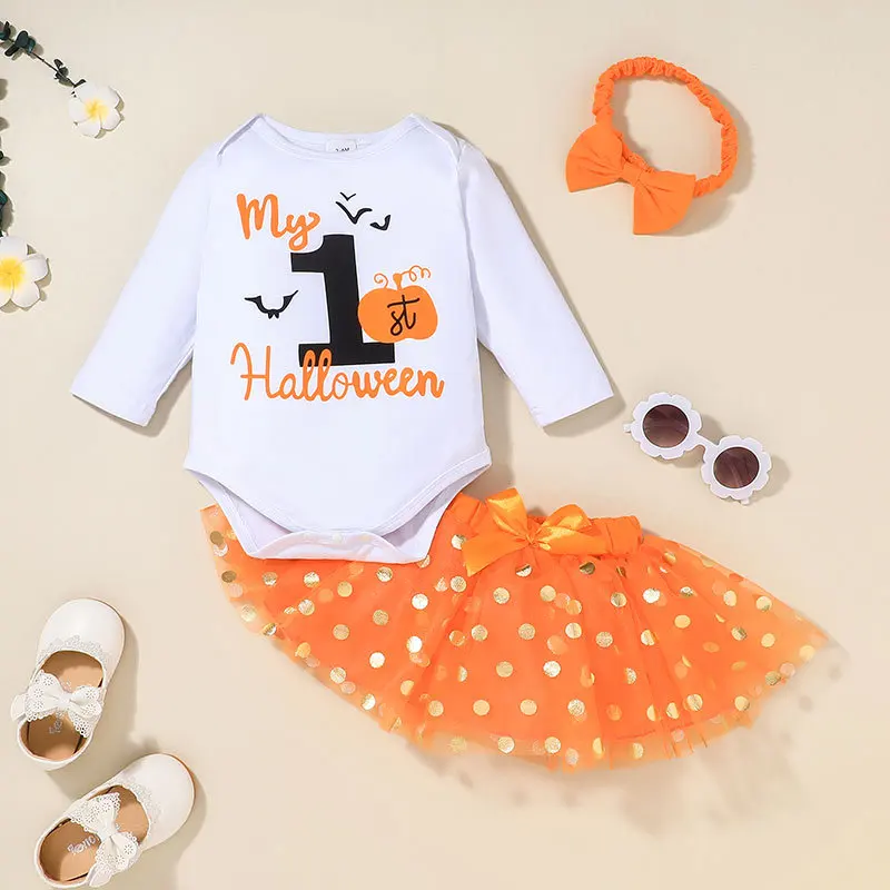 VOGUE Girl New baby Fashion Halloween Costume dress set letter baby long sleeve Jumpsuit two piece set
VOGUE Girl New baby Fashion Halloween Costume dress set letter baby long sleeve Jumpsuit two piece set