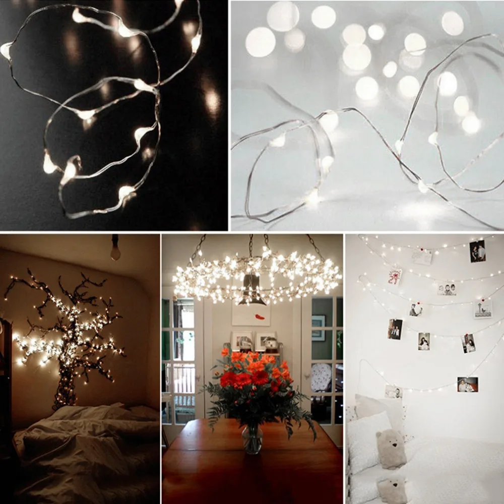 10M 100 LED 3AA Battery Silver Wire String Light Fairy Lamp Decorative Light With 8 Function Remote Control And Battery Box
10M 100 LED 3AA Battery Silver Wire String Light Fairy Lamp Decorative Light With 8 Function Remote Control And Battery Box
