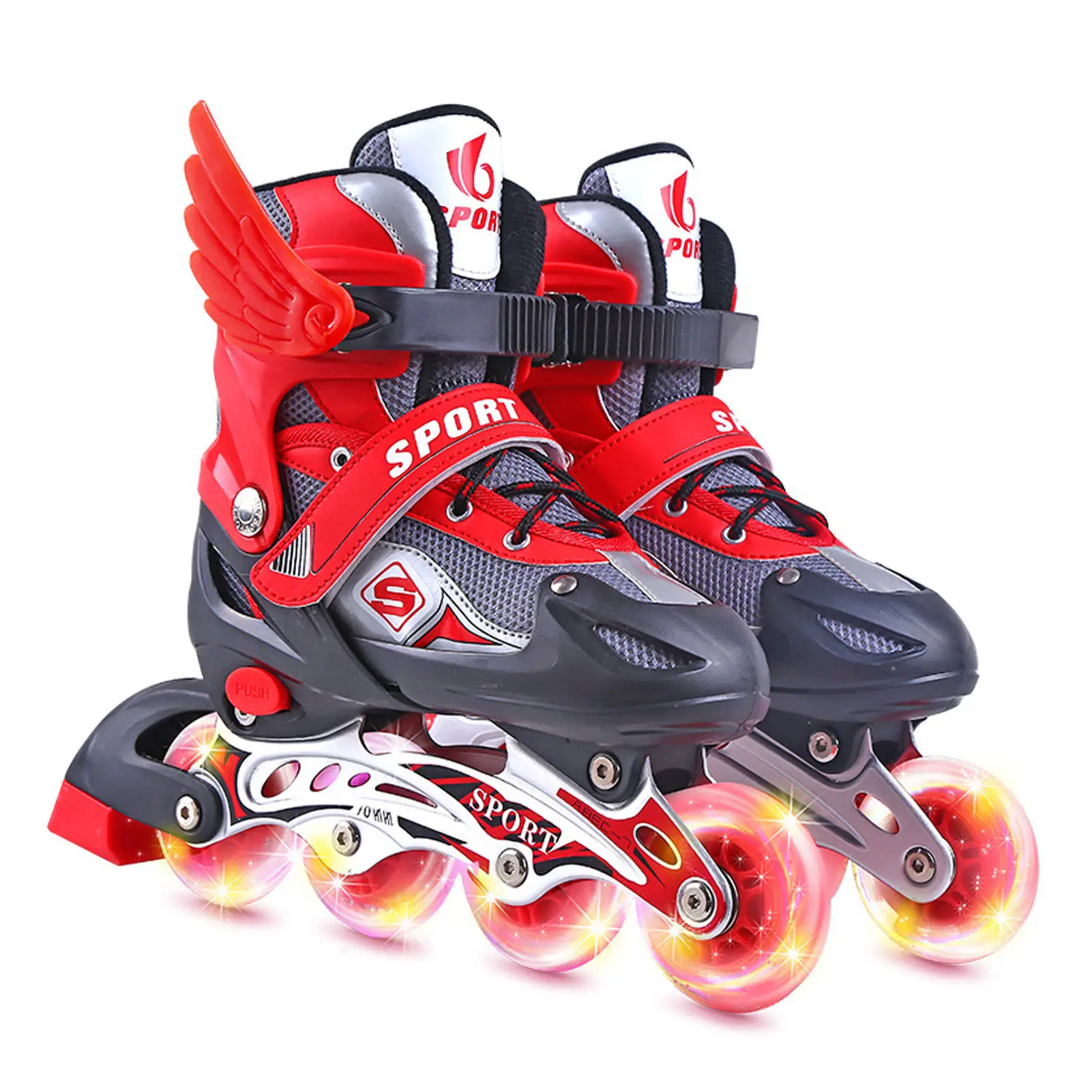 Beginner Inline Skates Adjustable Roller Skates Gift For Kids Adults Roller Skates Roller Sneakers Training Scrub Row 4 Wheel
Beginner Inline Skates Adjustable Roller Skates Gift For Kids Adults Roller Skates Roller Sneakers Training Scrub Row 4 Wheel
