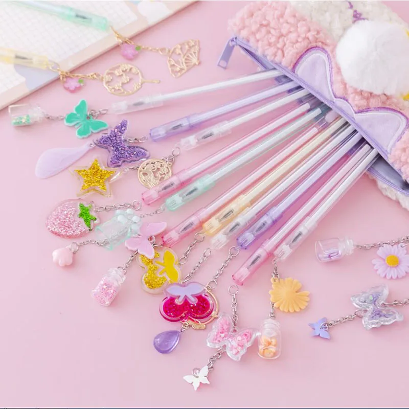 40 pcs/lot Lovely Fruit Pendant Gel Pen Cute 0.5mm black ink Neutral Pen school writing Supplies Promotional Gift
40 pcs/lot Lovely Fruit Pendant Gel Pen Cute 0.5mm black ink Neutral Pen school writing Supplies Promotional Gift