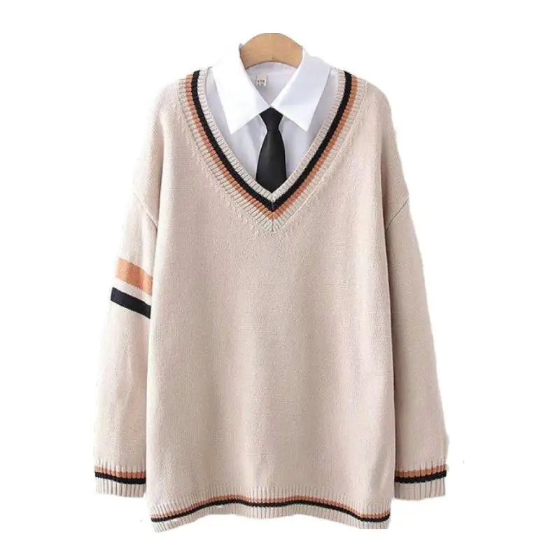 Осенне-зимний женский комплект из двух предметов, рубашка и свитер, Женский костюм-Униформа, костюм в стиле девушки Мори Ins, комплект из 2 предметов 2011746
Осенне-зимний женский комплект из двух предметов, рубашка и свитер, Женский костюм-Униформа, костюм в стиле девушки Мори Ins, комплект из 2 предметов 2011746