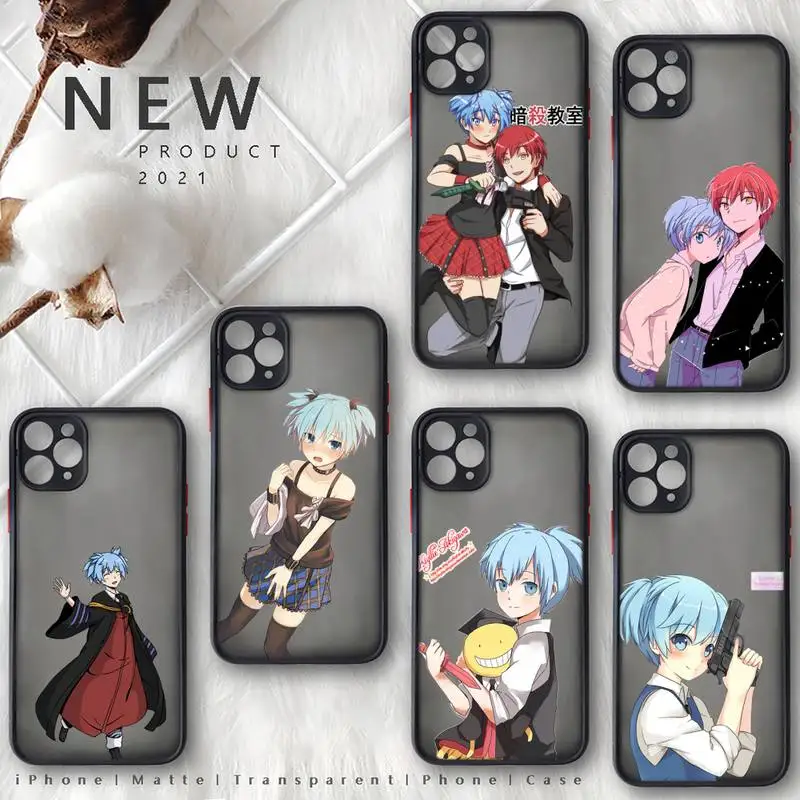 Luxury cool Assassination Classroom Phone Case Matte Transparent for iphone 11 12 pro mini XS XR X max 7 8 plus TPU Mobile bags
Luxury cool Assassination Classroom Phone Case Matte Transparent for iphone 11 12 pro mini XS XR X max 7 8 plus TPU Mobile bags