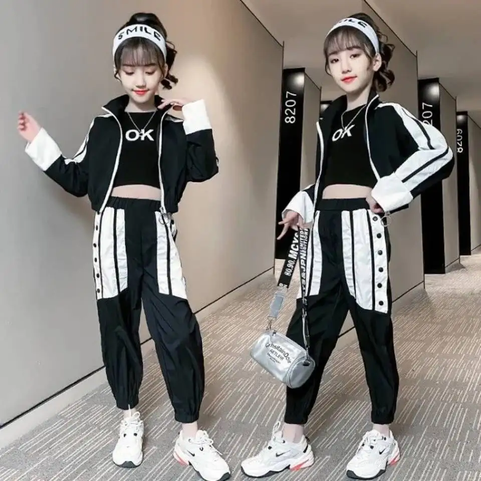New Spring Autumn Baby Girls Clothes Children Cotton Sports Jacket Pants 2Pcs/Sets Toddler Fashion Clothing Kids Tracksuits 10Y
New Spring Autumn Baby Girls Clothes Children Cotton Sports Jacket Pants 2Pcs/Sets Toddler Fashion Clothing Kids Tracksuits 10Y