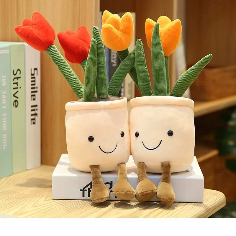 1pc 30cm Simulation tulip potted plush toy, funny stuffed plant flower pillow cushion, kids birthday gift home decoration
1pc 30cm Simulation tulip potted plush toy, funny stuffed plant flower pillow cushion, kids birthday gift home decoration