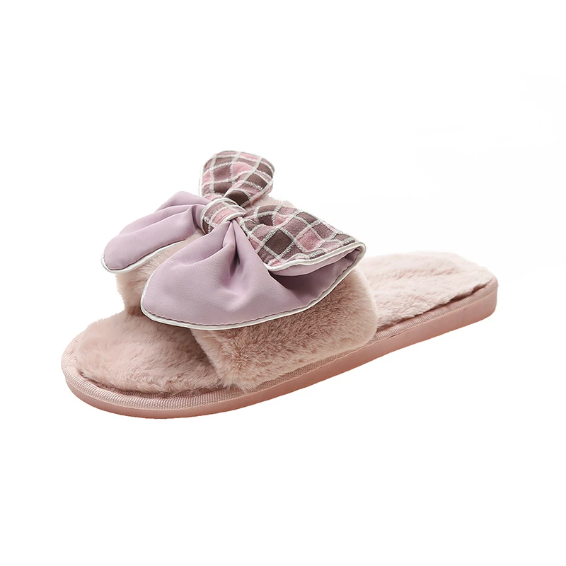 2021 Plush Cotton Slippers Women Flat Shoes Female Home Slippers Women's Butterfly-Knot Luxury Slides Fur Flip Flops Comfortable
2021 Plush Cotton Slippers Women Flat Shoes Female Home Slippers Women's Butterfly-Knot Luxury Slides Fur Flip Flops Comfortable