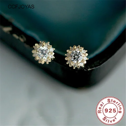 CCFJOYAS 925 Sterling Silver Mini Sun Earrings for Women Simple Minimalist White Zircon Piercing Cartilage Earring Jewelry
CCFJOYAS 925 Sterling Silver Mini Sun Earrings for Women Simple Minimalist White Zircon Piercing Cartilage Earring Jewelry