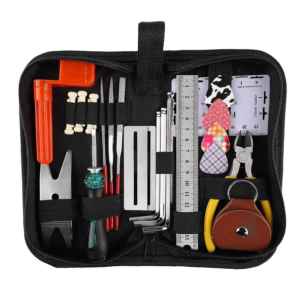 Guitar Repair Maintenance Cleaning Tools Kit 3 In 1 Guitar String Winder Cutter Pin Puller Guitar Fret Rocker Leveling File Kit
Guitar Repair Maintenance Cleaning Tools Kit 3 In 1 Guitar String Winder Cutter Pin Puller Guitar Fret Rocker Leveling File Kit