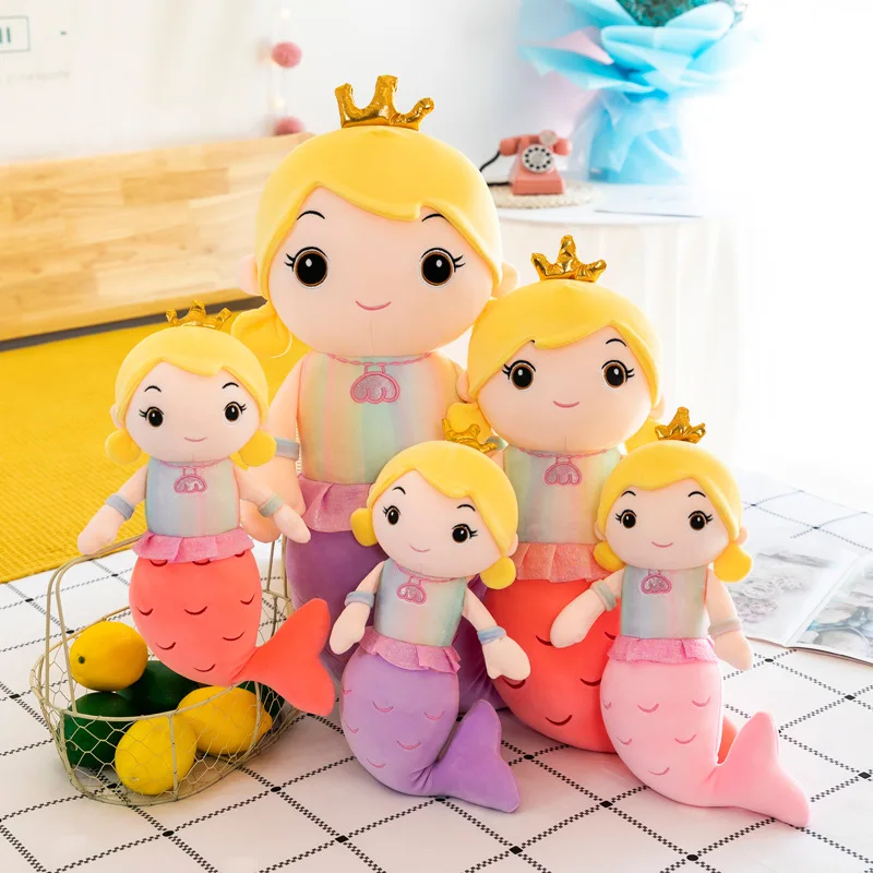 1pc 55-120CM Cartoon Crown Mermaid Plush Toy Stuffed Mermaid Doll Kids Girl Home Decoration Pillow Girlfriend Birthday Gifts
1pc 55-120CM Cartoon Crown Mermaid Plush Toy Stuffed Mermaid Doll Kids Girl Home Decoration Pillow Girlfriend Birthday Gifts