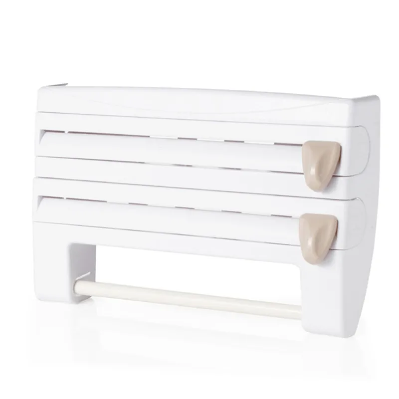 Kitchen Organizer Cling Film Sauce Bottle Storage Rack Paper Towel Holder Rack Wall Roll Paper for the Kitchen Supplies Tools
Kitchen Organizer Cling Film Sauce Bottle Storage Rack Paper Towel Holder Rack Wall Roll Paper for the Kitchen Supplies Tools