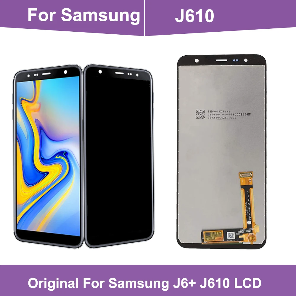 Оригинальный ЖК-дисплей 6,0 дюйма для Samsung Galaxy J6 + J610 J610F J610FN, сменный ЖК-экран для Samsung J6 Plus, экран дисплея
Оригинальный ЖК-дисплей 6,0 дюйма для Samsung Galaxy J6 + J610 J610F J610FN, сменный ЖК-экран для Samsung J6 Plus, экран дисплея