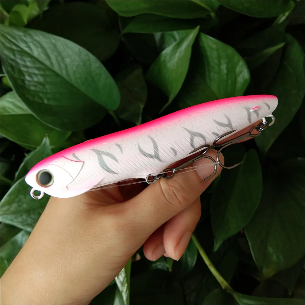 TSURINOYA DW90 Top Water Pencil 80mm 7.5g Long Casting Bass Hard Baits Floating Pencil Fishing Lure Wobbler Crankbait Pesca
TSURINOYA DW90 Top Water Pencil 80mm 7.5g Long Casting Bass Hard Baits Floating Pencil Fishing Lure Wobbler Crankbait Pesca