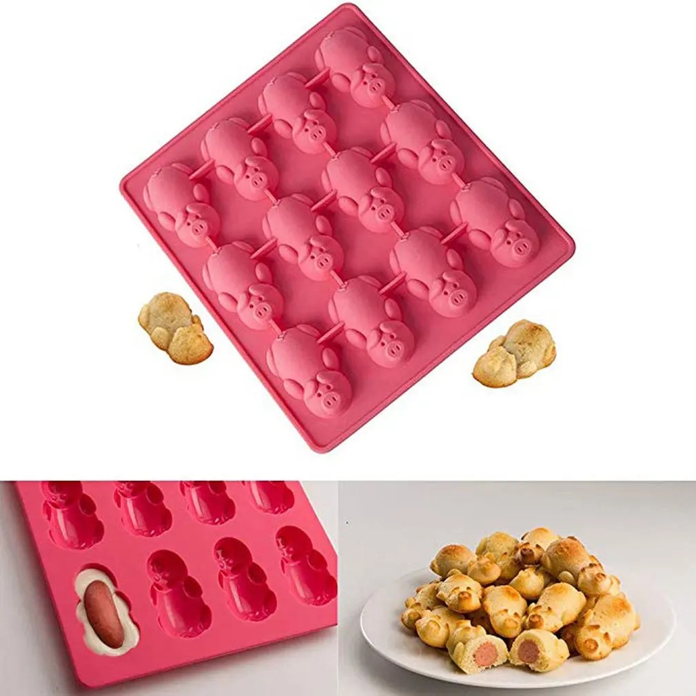 12 Piggy Silicone Cake Mould Baby pig Fondant Mold Cake Decorating Molds Baking Tools pink edible grade silicone
12 Piggy Silicone Cake Mould Baby pig Fondant Mold Cake Decorating Molds Baking Tools pink edible grade silicone