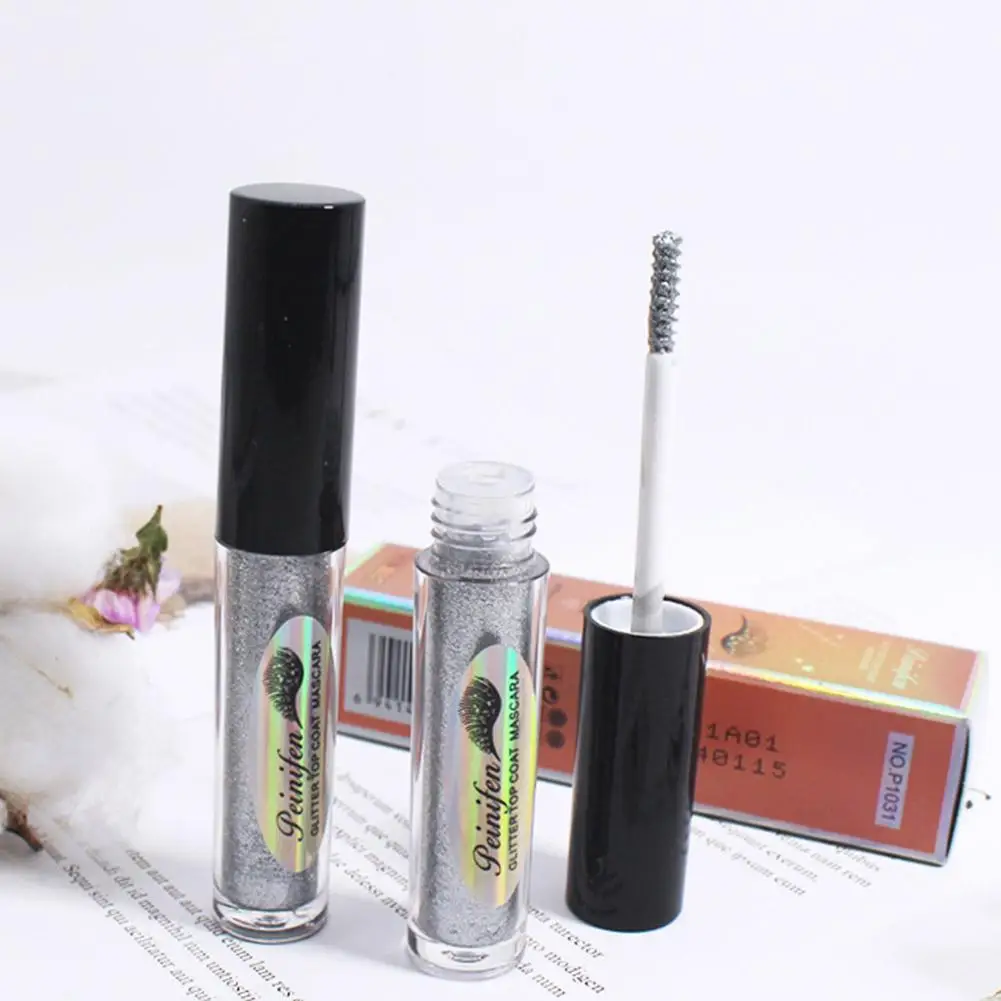 Glitter Mascara Quick Dry Long Eyelash Silicone Brush Curving Lengthening Mascara Waterproof Longlasting Makeup Eye Cosmetic
Glitter Mascara Quick Dry Long Eyelash Silicone Brush Curving Lengthening Mascara Waterproof Longlasting Makeup Eye Cosmetic