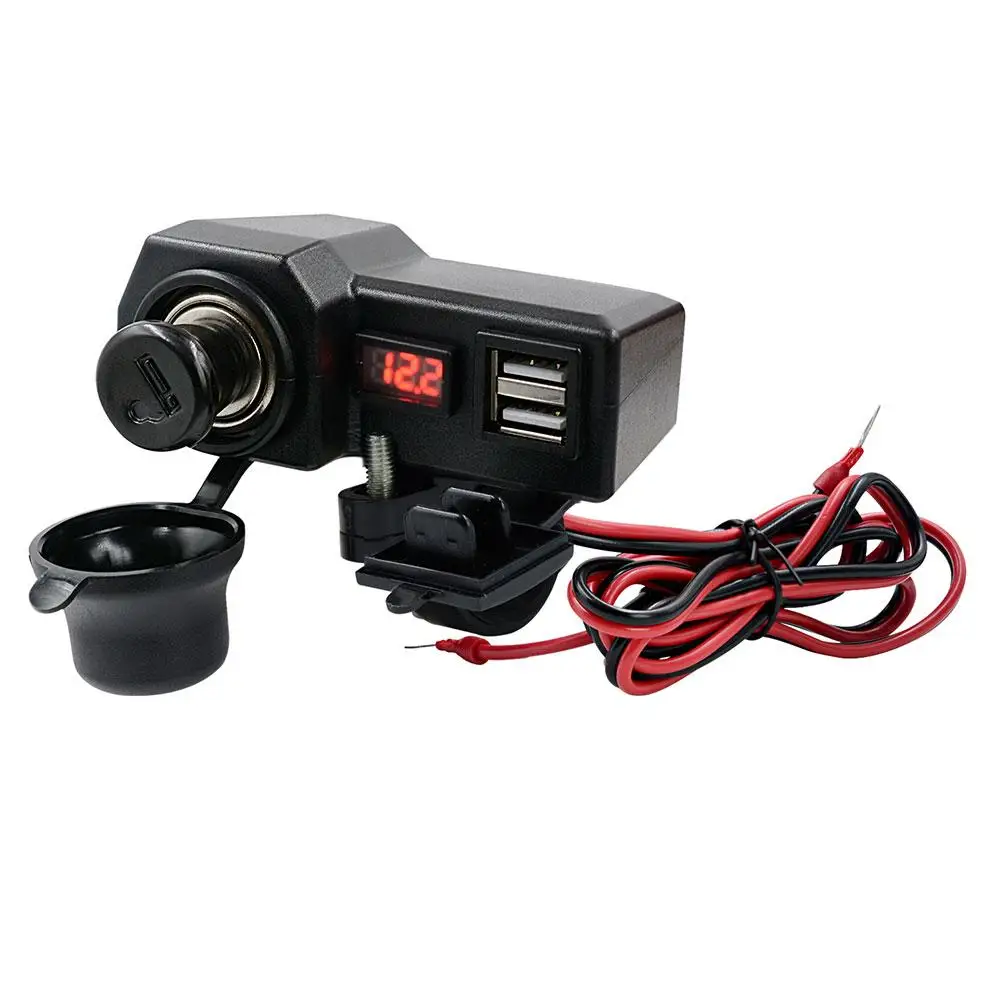 Handlebar Motorcycle Cigarette Lighter With USB/SWITCH Motorcycle Cigarette Lighter Adapter Black Motorcycle Cigarette Lighter
Handlebar Motorcycle Cigarette Lighter With USB/SWITCH Motorcycle Cigarette Lighter Adapter Black Motorcycle Cigarette Lighter