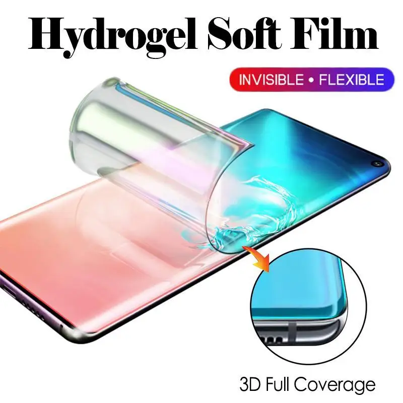 Гидрогелевая мягкая 3D пленка с полным покрытием для Samsung Galaxy S7 edge S8 S9 S10 Plus Lite 5G 6 7