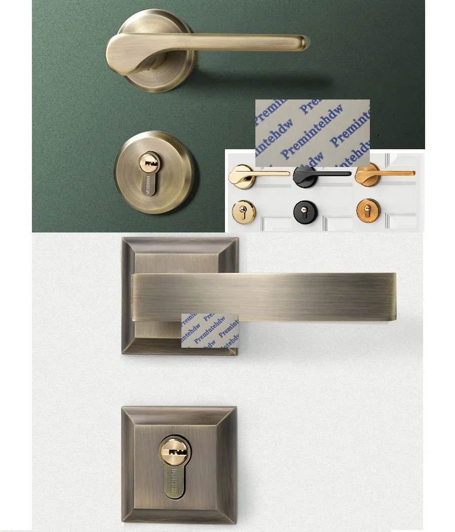 Matte Black Bronze Gold Copper Interior Bedroom Door Round Square Rosette Lock Set Lockset Zinc Alloy
Matte Black Bronze Gold Copper Interior Bedroom Door Round Square Rosette Lock Set Lockset Zinc Alloy
