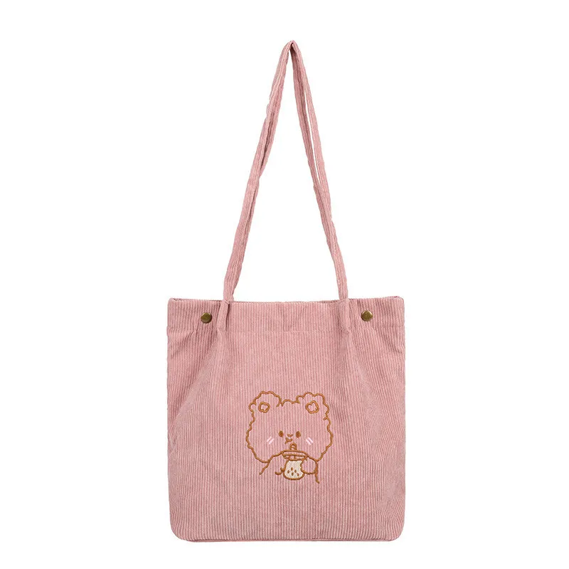 Cute Velvet Bag Female Cartoon Embroidered One-shoulder Bag New Japanese Ins Handbag Wicked Student Class Bag
Cute Velvet Bag Female Cartoon Embroidered One-shoulder Bag New Japanese Ins Handbag Wicked Student Class Bag