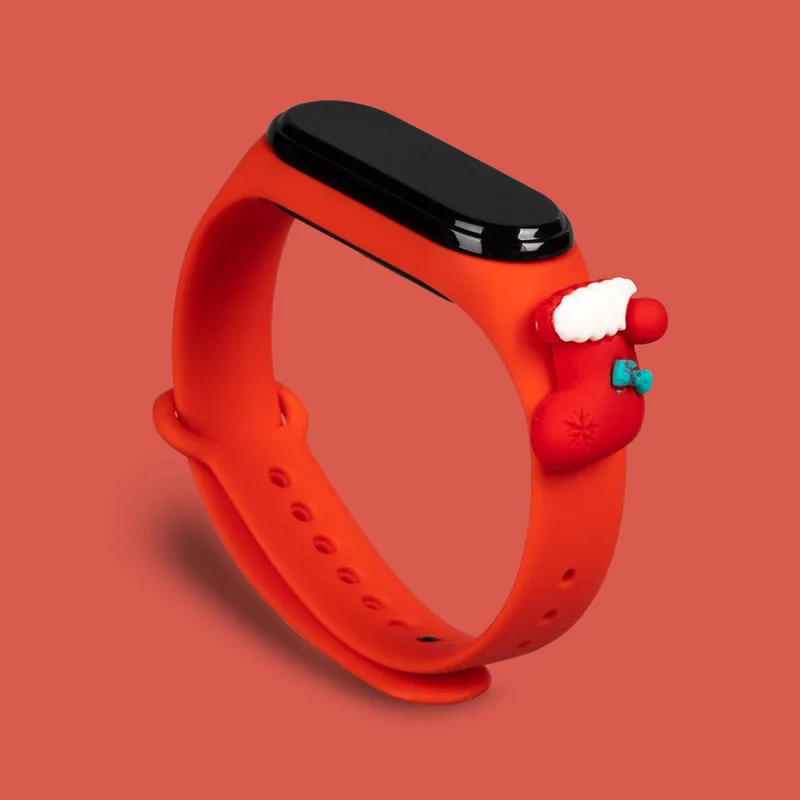Strap For Mi band 5 6 Christmas Decorations Bracelet Replacement Silicone Smart Watchband Bracelet For Mi Band 6 5 Watch Band
Strap For Mi band 5 6 Christmas Decorations Bracelet Replacement Silicone Smart Watchband Bracelet For Mi Band 6 5 Watch Band
