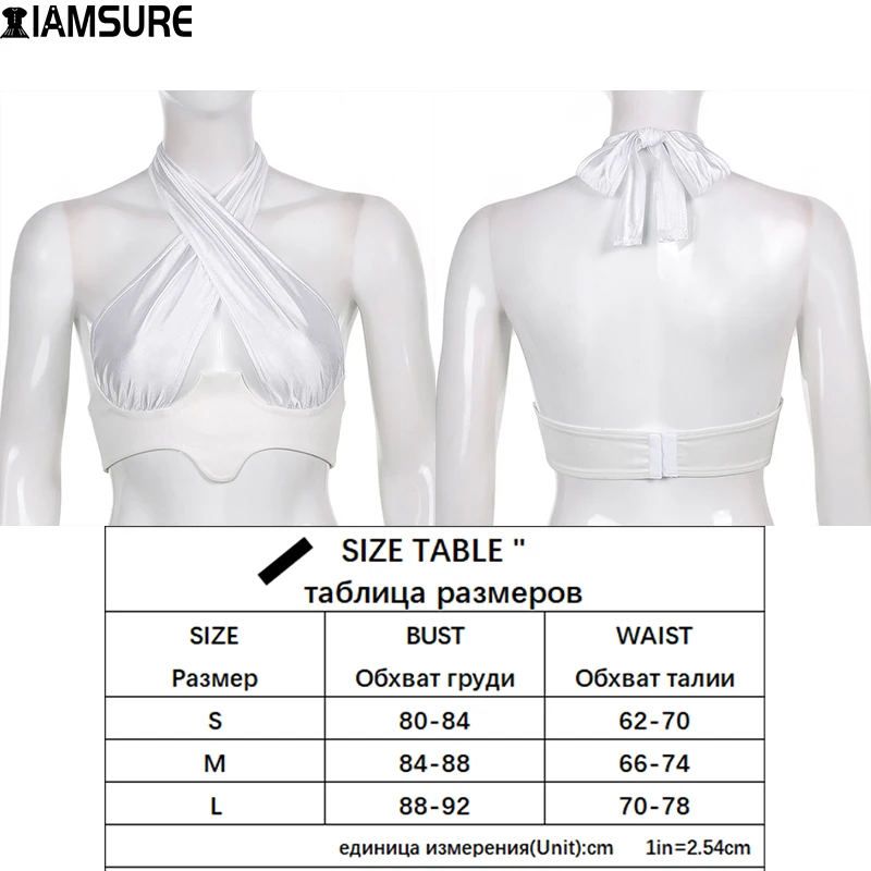 IAMSURE Hollow Out Halter Top Party Night Clubwear Sexy Slim Sleeveless Backless Crop Top Summer Tank Tops Women 2021 Fashion
IAMSURE Hollow Out Halter Top Party Night Clubwear Sexy Slim Sleeveless Backless Crop Top Summer Tank Tops Women 2021 Fashion