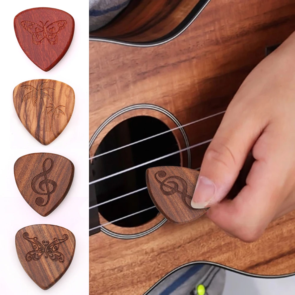 Guitar Picks Plectrum Solid Wood Guitar Fingerpicks Stringed Musical Instrument Bass Guitarra Parts Accessories Thickness 2.5mm
Guitar Picks Plectrum Solid Wood Guitar Fingerpicks Stringed Musical Instrument Bass Guitarra Parts Accessories Thickness 2.5mm