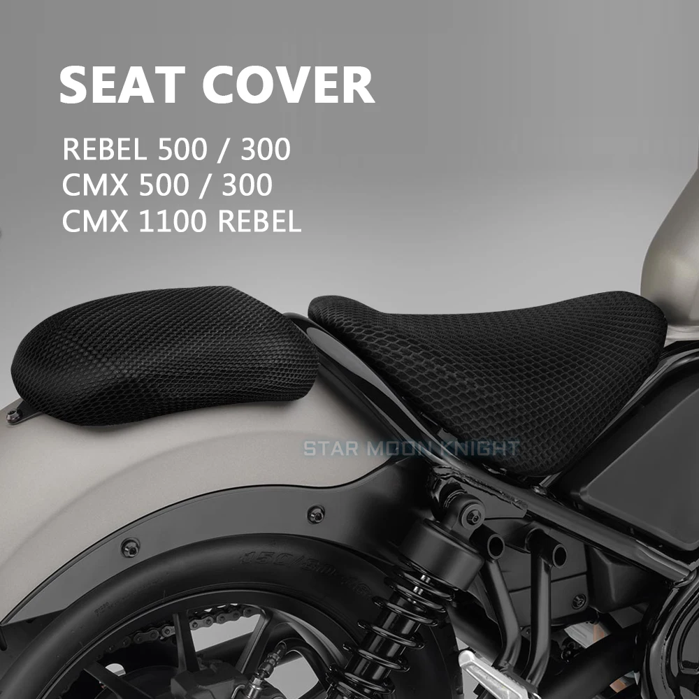 

Motorcycle Protecting Cushion Seat Cover Fabric Saddle Seat Cover For Honda Rebel CMX 500 300 2017-2020 CMX 1100 Rebel ​2021